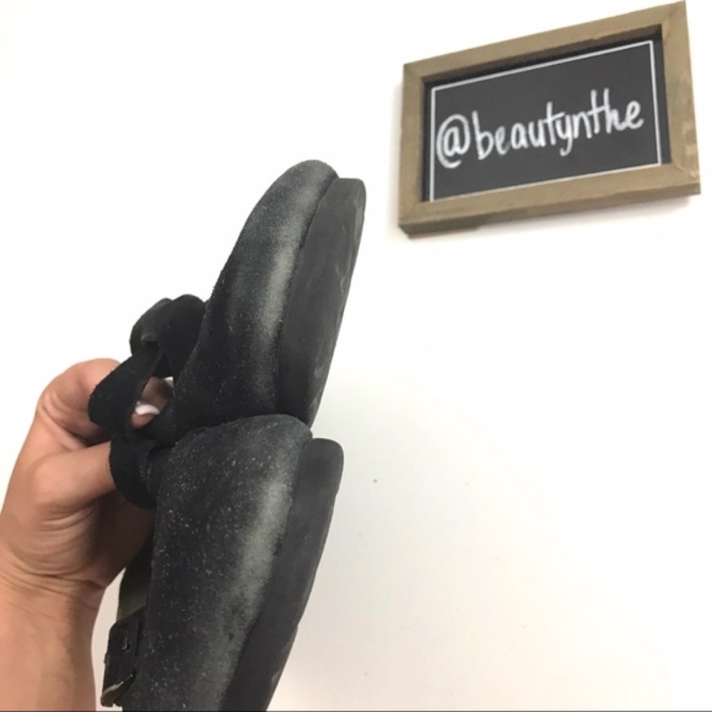 Betula by Birkenstock Boston black suede clogs - Picture 3 of 8